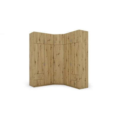 Szafa narożna 189x240 cm dąb artisan – Corvado | eMeblast
