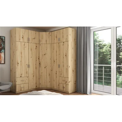 Szafa narożna 189x240 cm dąb artisan – Corvado | eMeblast