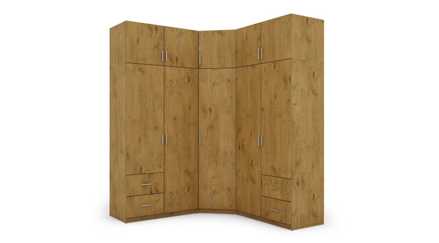 Szafa narożna 189x240 cm dąb lancelot – Corvado | eMeblast