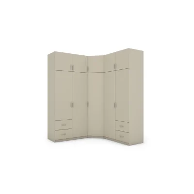 Szafa narożna 189x240 cm kaszmirowy beż – Corvado | eMeblast