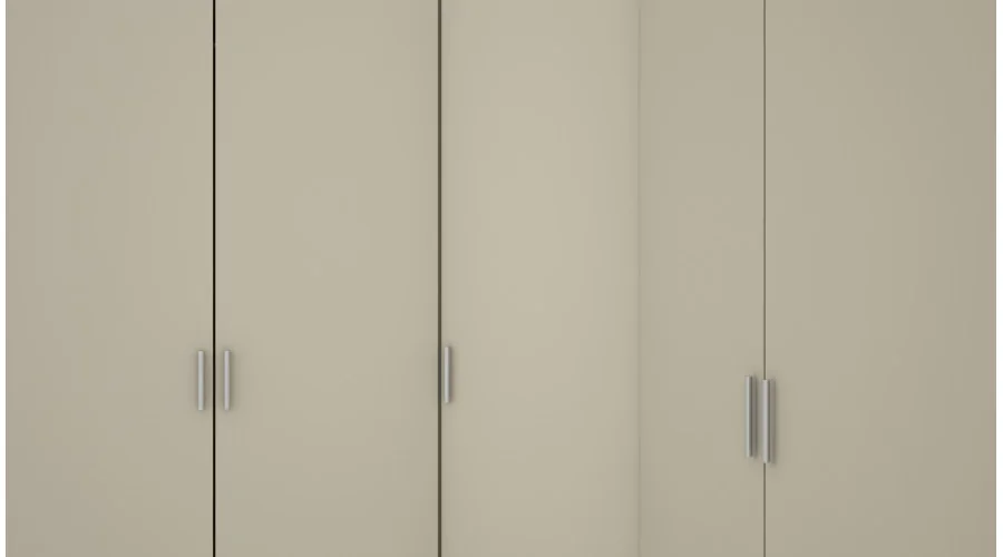 Szafa narożna 189x240 cm kaszmirowy beż – Corvado | eMeblast