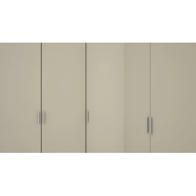 Szafa narożna 189x240 cm kaszmirowy beż lustro – Corvado | eMeblast