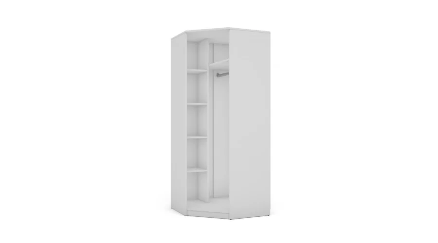 Szafa narożna 85x85 cm biel – Vena | eMeblast
