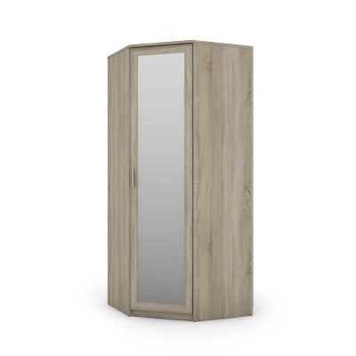 Szafa narożna 85x85 cm lustro sonoma jasna – Vena | eMeblast