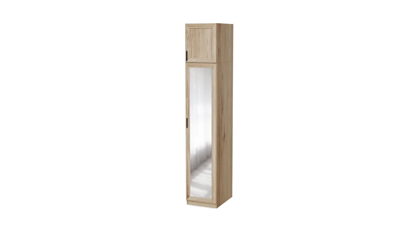 Słupek 43,4 cm dąb grand naturalny lustro – Vero Line 434 | eMeblast