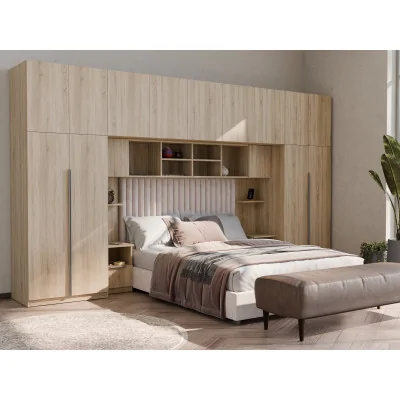 Zabudowa do sypialni 394x225 cm Sonoma jasna Tip-On – Jula | eMeblast