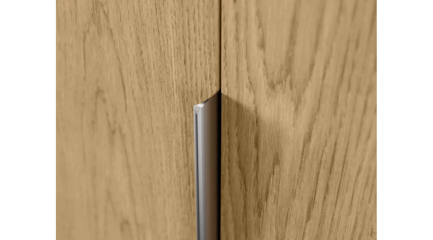 Meblościanka z wnęką pod telewizor 315×210 cm Dąb Baltic Dune - VISION