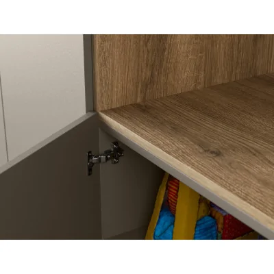 Przestronna meblościanka pod telewizor 365×240 cm Kalahari Dąb Carpenter Whisky - INFINITY