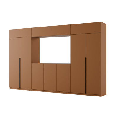 copy of Ansamblu elegant de mobilier cu dulapuri, dulapuri mici, raft TV, lățime 380 cm - DAKO