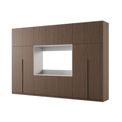 copy of Meuble de rangement élégant avec armoires, meubles, étagère TV, largeur 380 cm - DAKO