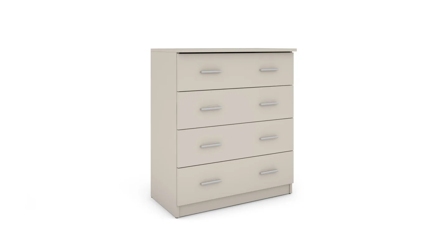 Kompaktowa komoda z 4 szufladami 80 cm Sonoma Ciemna – Nano Kompaktowa komoda z 4 szufladami 80 cm Sonoma Ciemna – Nano