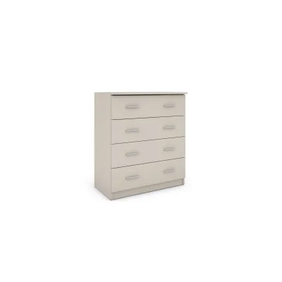 Kompaktowa komoda z 4 szufladami 80 cm Sonoma Ciemna – Nano