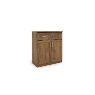 Komoda z drzwiczkami i szufladami 80 cm Biel – Optima