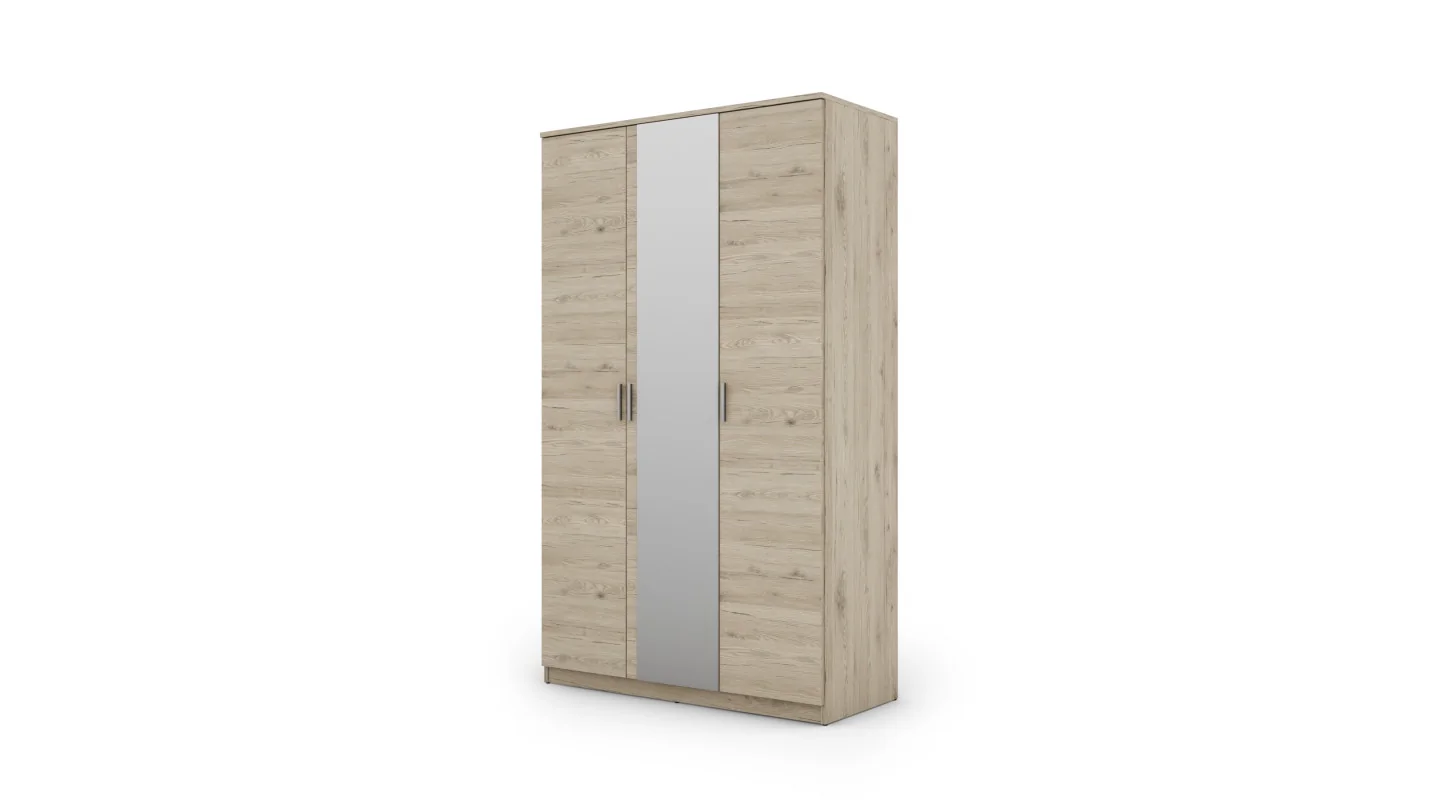 Szafa 120 cm bordeaux lustro – Daro | eMeblast
