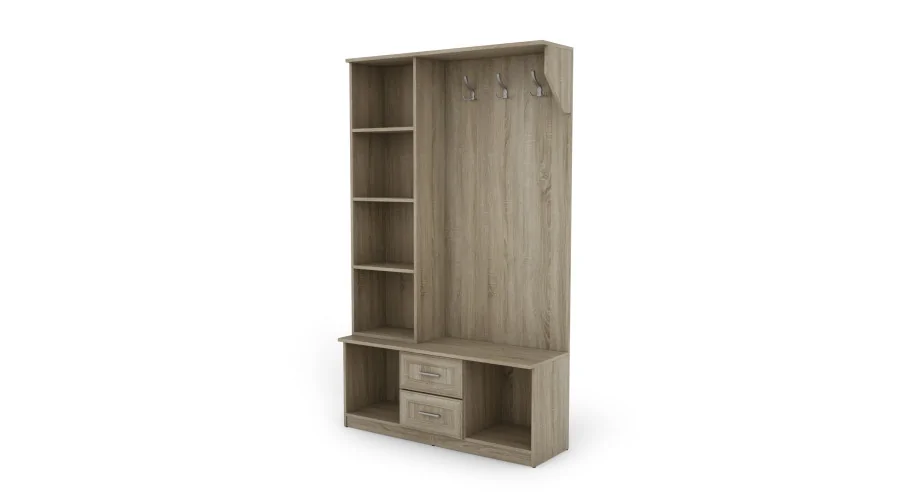 Przedpokój 120 cm sonoma jasna – Compacto | eMeblast