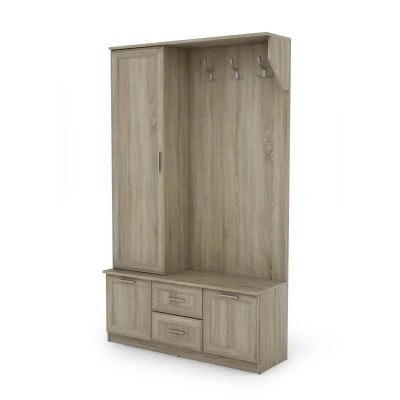 Przedpokój 120 cm sonoma jasna – Compacto | eMeblast
