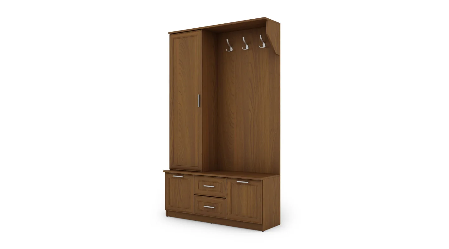Przedpokój 120 cm wiśnia porto – Compacto | eMeblast