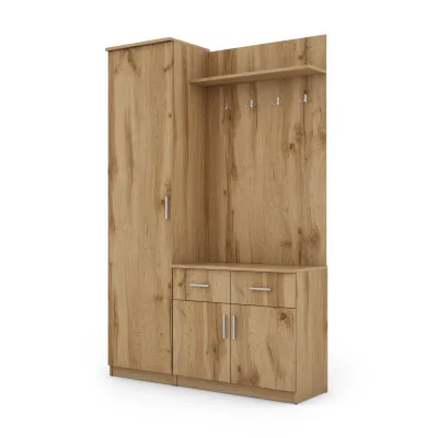 Przedpokój 130 cm dąb wotan – Entrivo | eMeblast