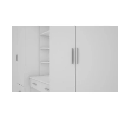Szafa 255x210 cm z toaletką biała – Vanita | eMeblast