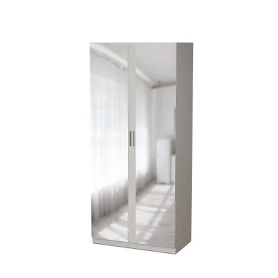 Szafa modułowa 100x225 cm z lustrem, szufladami System MAX Premium | e-Meblast