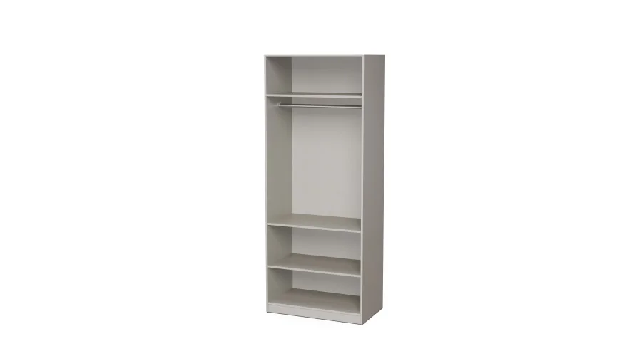 Szafa modułowa 90x225 cm , półkami i drążkiem - MAX Premium F
