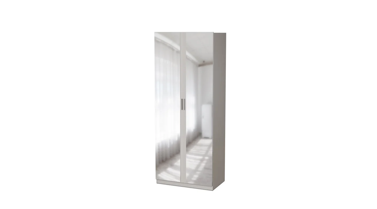 Szafa modułowa 90x225 cm z półkami i drążkami - System MAX Premium