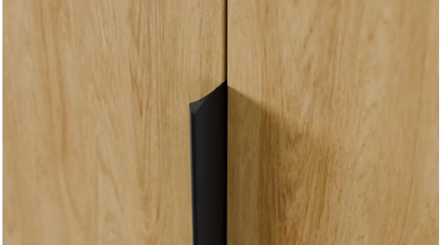 Meblościanka z wnęką pod telewizor 315×210 cm Śnieżna Biel - VISION