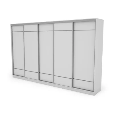 Szafa przesuwna 400x244 cm biel - Velaro | eMeblast