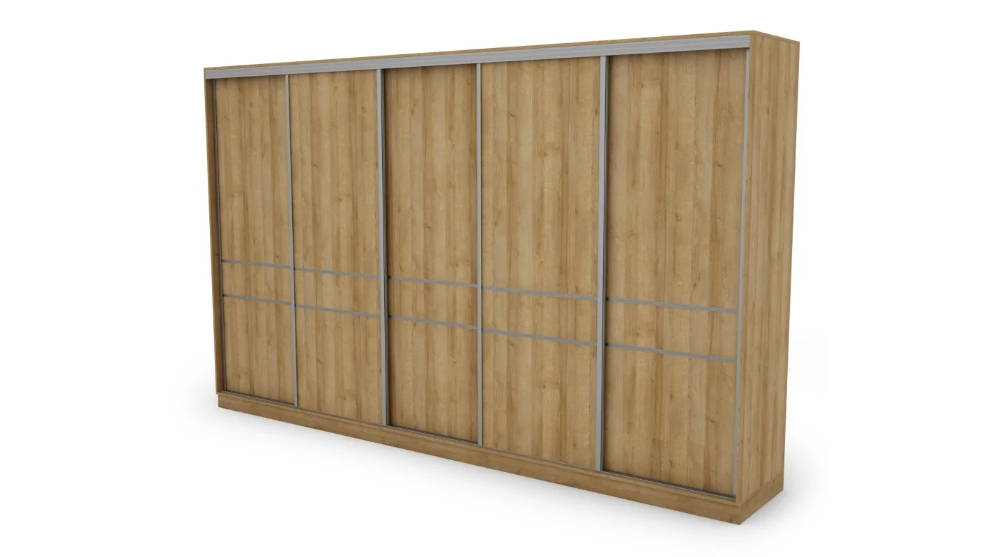 Szafa przesuwna 360x244 cm dąb riva - Torvello | eMeblast