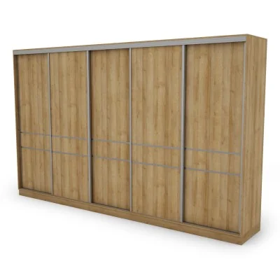 Szafa przesuwna 360x244 cm dąb riva - Torvello | eMeblast