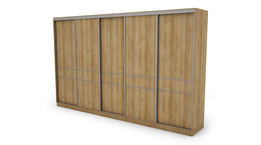 Szafa przesuwna 360x244 cm dąb riva - Torvello | eMeblast