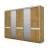 Szafa przesuwna 340x244 cm dąb lancelot 2 lustra - Morvello