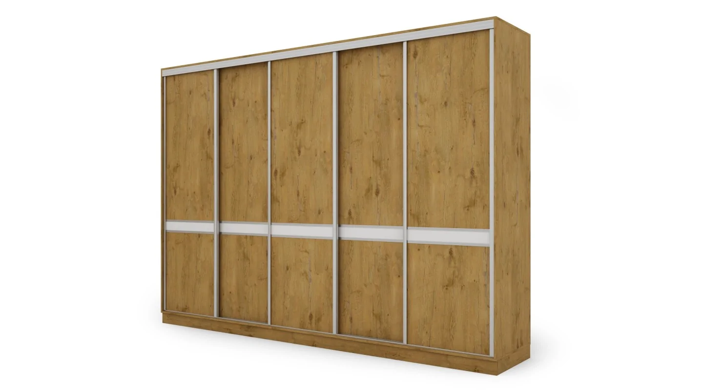 Szafa przesuwna 340x244 cm dąb lancelot - Morvello | eMeblast