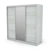 Szafa przesuwna 210x210 cm sosna Andersen z lustrem – Virello