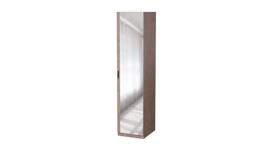 Słupek 50 cm dąb baltic dune lustro – Flexi Line 50 | eMeblast