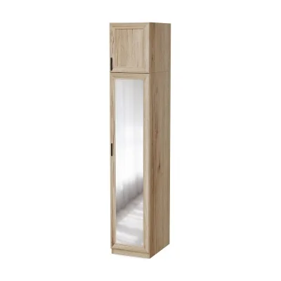 Słupek 43,4 cm dąb grand naturalny lustro – Vero Line 434 | eMeblast