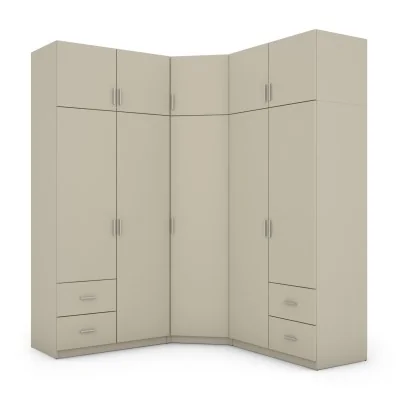 Szafa narożna 189x240 cm kaszmirowy beż – Corvado | eMeblast