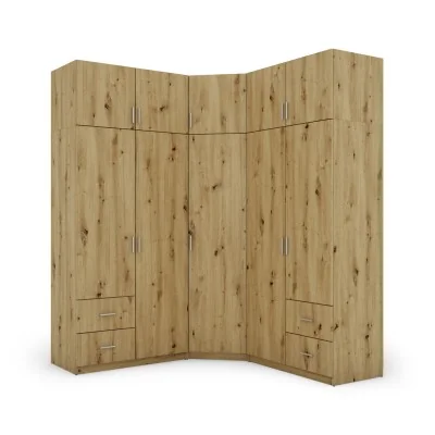 Szafa narożna 189x240 cm dąb artisan – Corvado | eMeblast