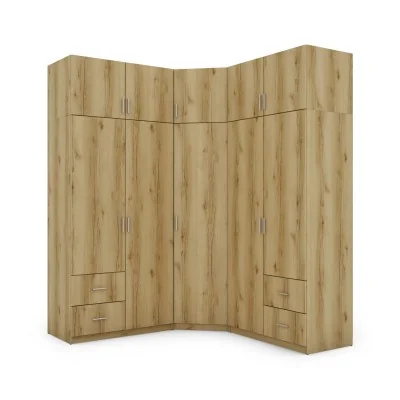 Szafa narożna 189x240 cm dąb grand naturalny – Corvado | eMeblast