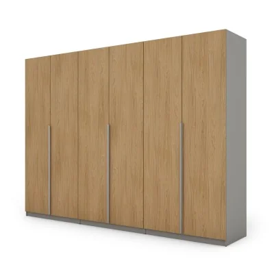 Szafa 300x220 cm szary jasny dąb casella – Modulor | eMeblast