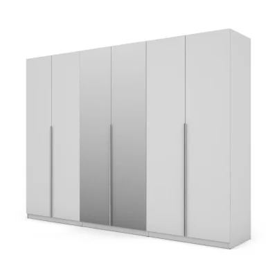 Szafa 300x220 cm biała lustro – Modulor | eMeblast