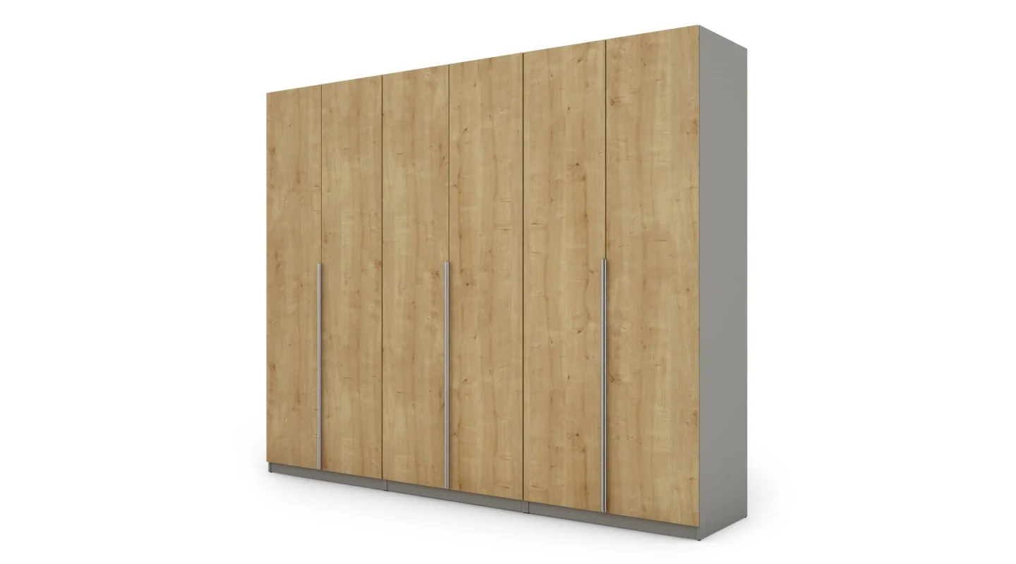 Szafa 282x230 cm szary hamilton – Selvaris | eMeblast Szafa 282x230 cm szary hamilton – Selvaris | eMeblast