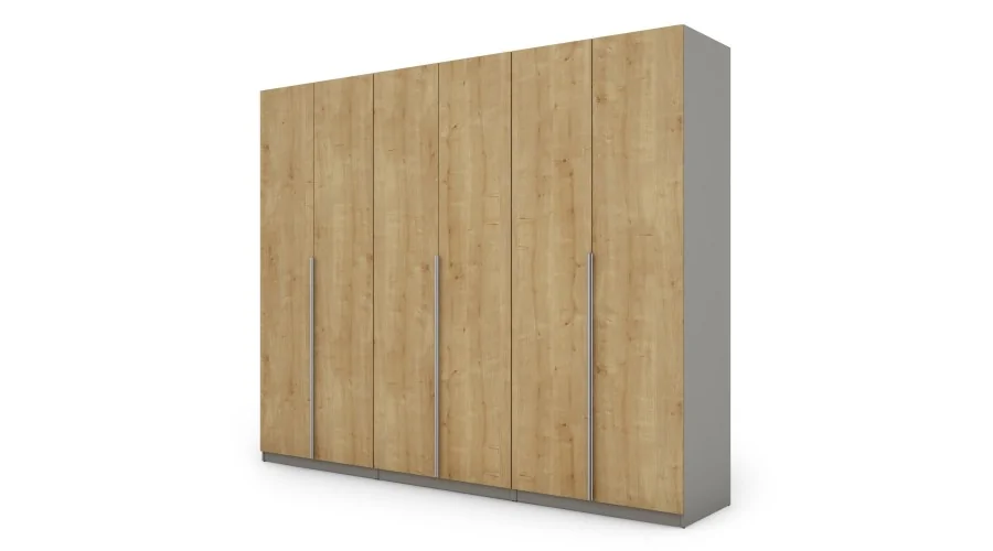 Szafa 282x230 cm szary hamilton – Selvaris | eMeblast Szafa 282x230 cm szary hamilton – Selvaris | eMeblast
