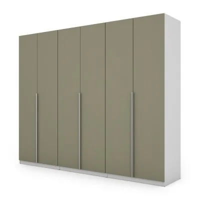 Szafa 282x230 cm biel eukaliptus – Selvaris | eMeblast