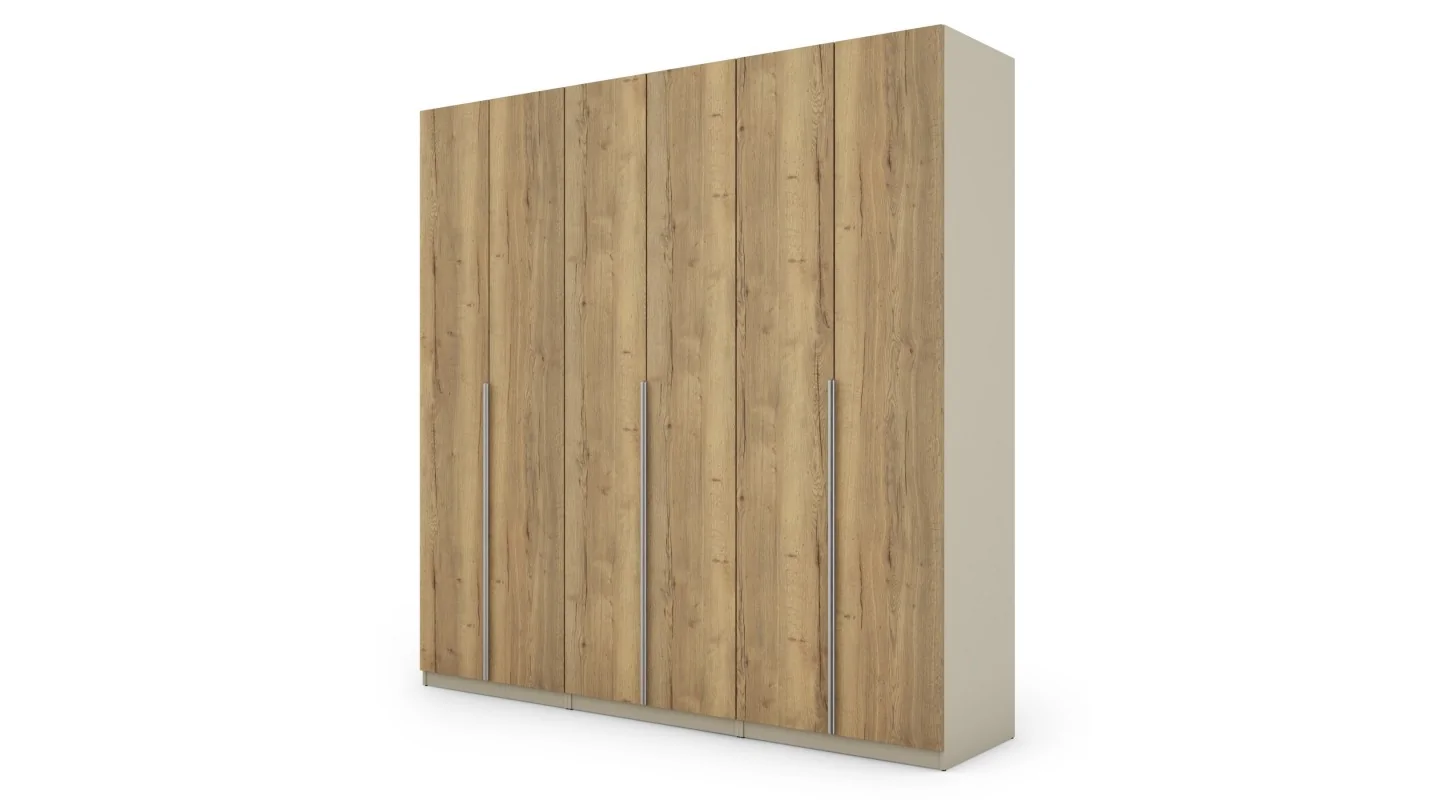 Szafa 240x240 cm kaszmirowy beż dąb halifax – Vantor | eMeblast