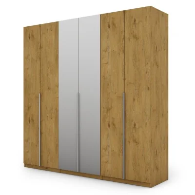 Szafa 240x240 cm dąb lancelot lustro – Vantor | eMeblast