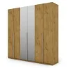 Szafa 240x240 cm z lustrem dąb lancelot – Vantor