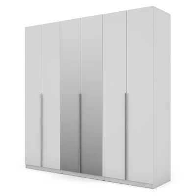 Szafa 240x240 cm biała lustro – Vantor | eMeblast