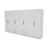 Szafa 400x220 cm biel – Luvano