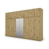Szafa 380x240 cm z lustrem artisan – Melvio